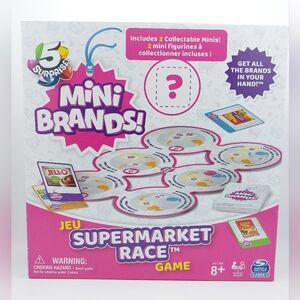 5 Surprise Mini Brands Supermarket Race Board Game by Spin‎ Master